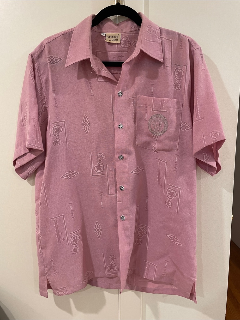 Vintage Versace Dolm Italy Color pink shirt